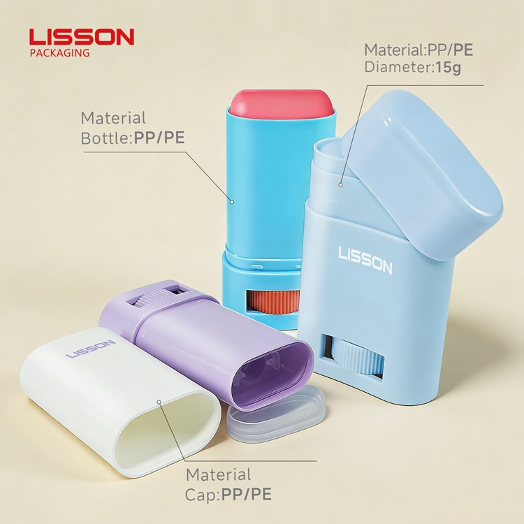 Customized Plastic Twist Up Deodorant Tube Customized Plastic Twist Up Deodorant Tube