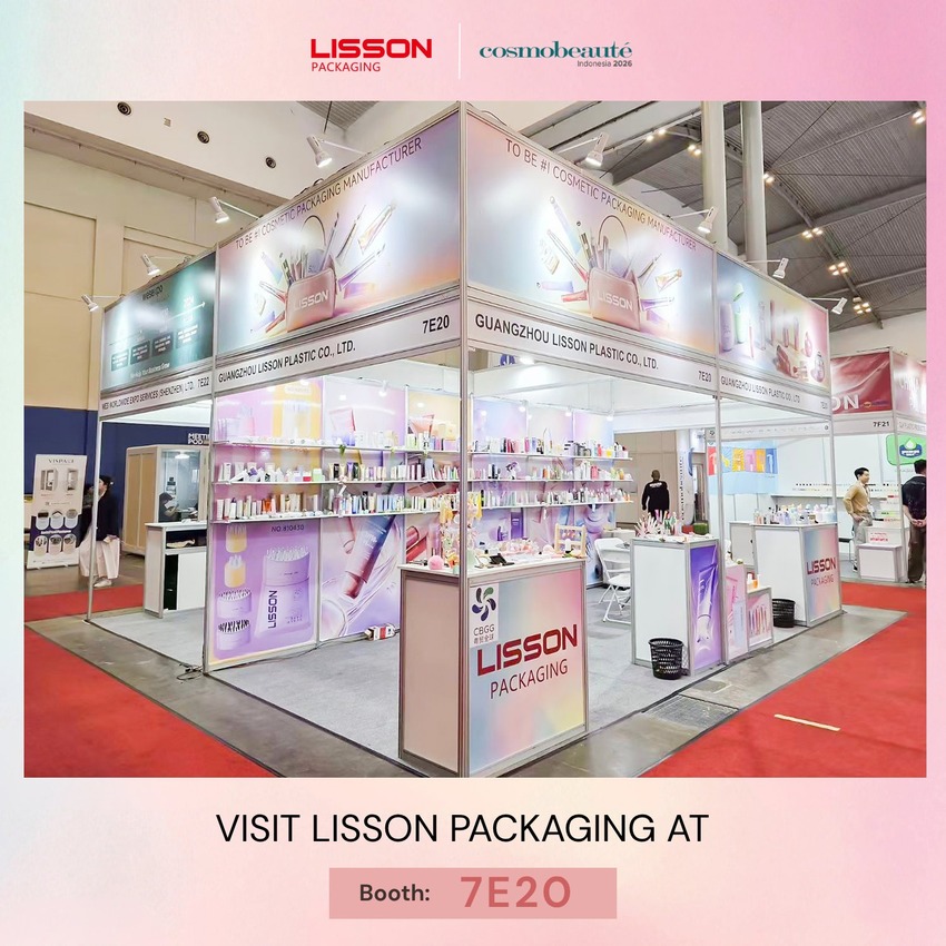 Компания LISSON Packaging блистает на выставке Cosmobeauté Indonesia 2026 — представляя полный спектр решений для упаковки косметики на стенде 7E20.